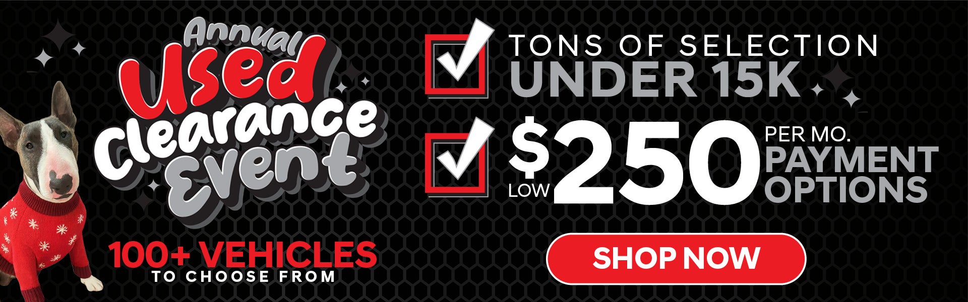 Used Clearance Event