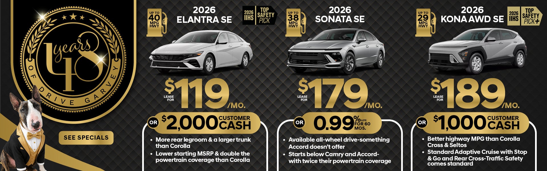 Elantra/Sonata/Kona 