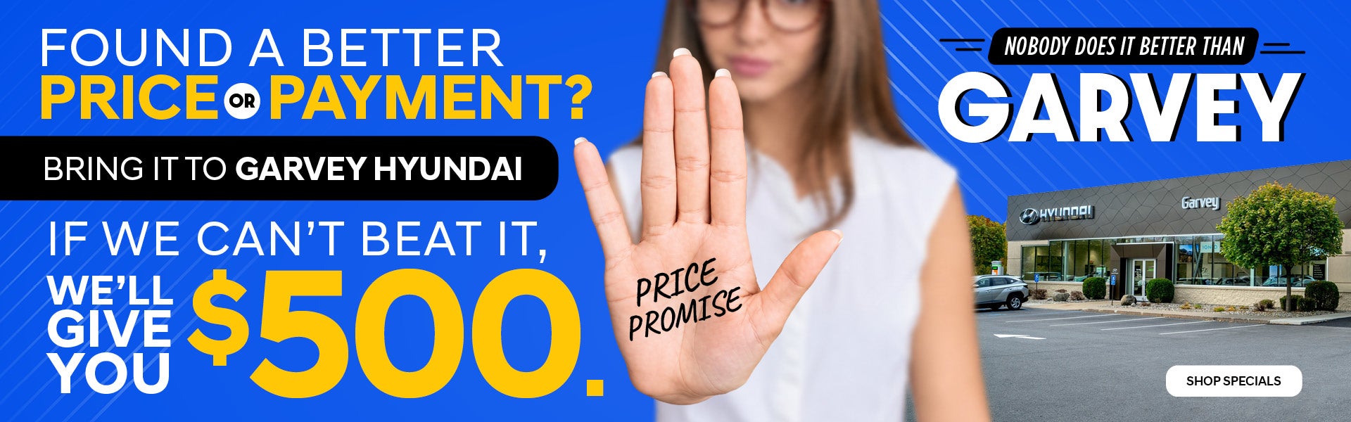 Price Promise $500 