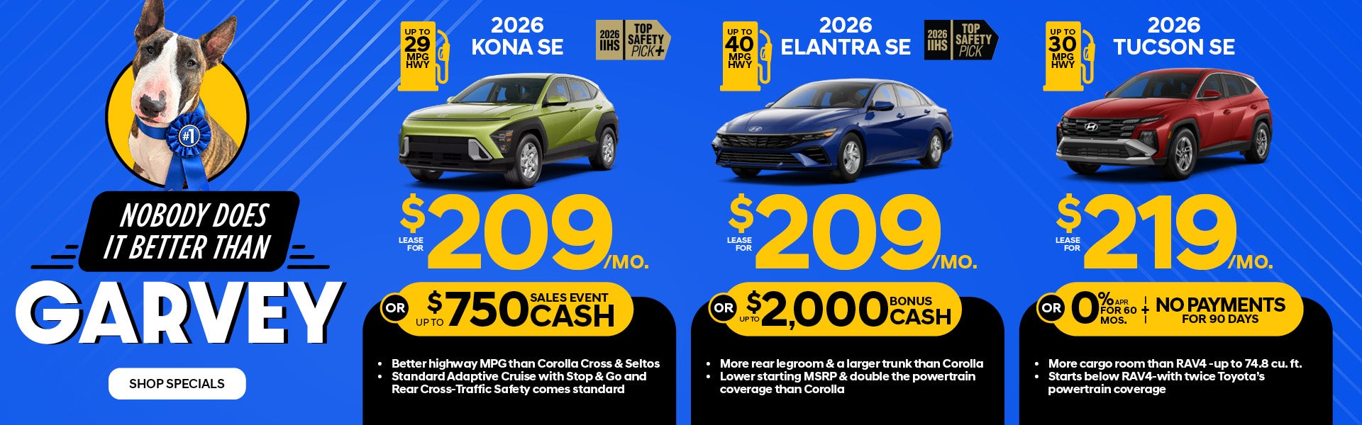 Elantra/Kona/Tucson