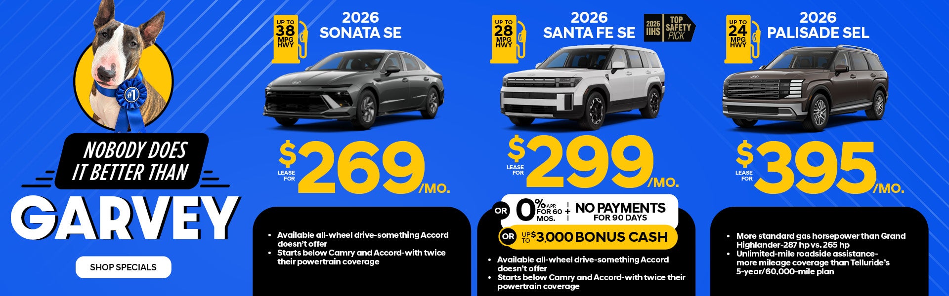 Sonata/Santa Fe/Palisade