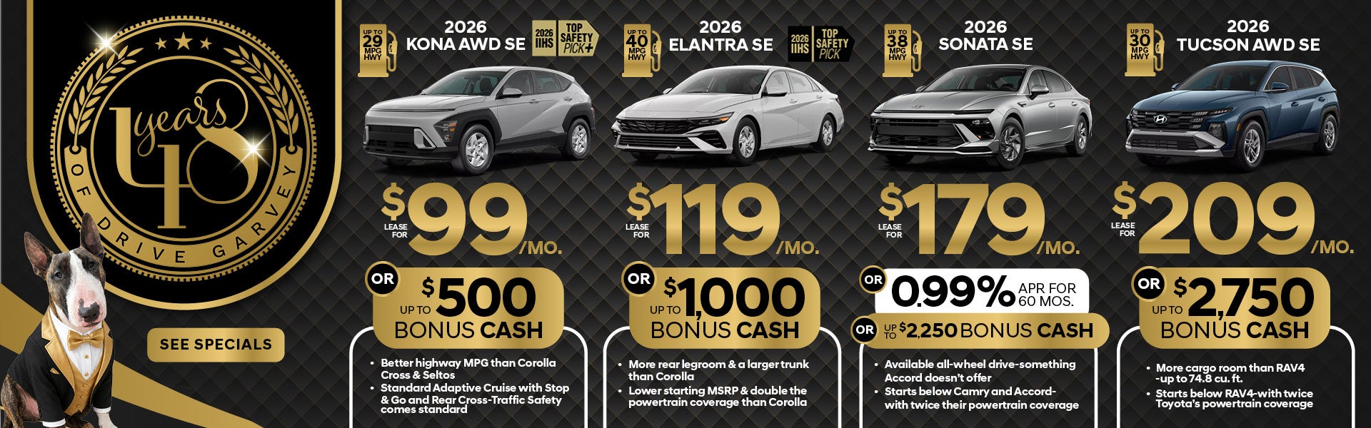 ucson/Santa Fe/Ioniq 5 