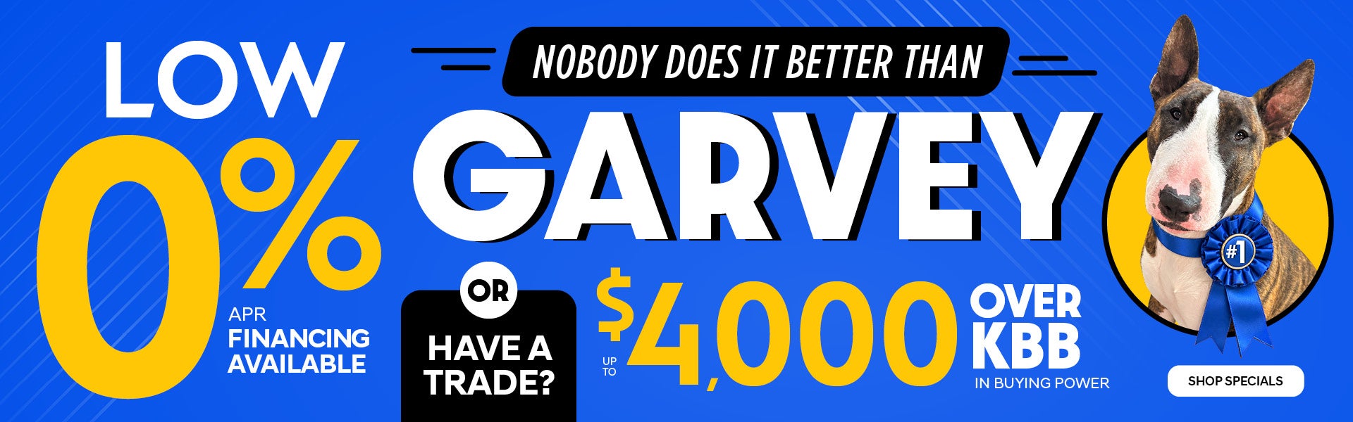 Low 0% APR and $4,000 Over KBB