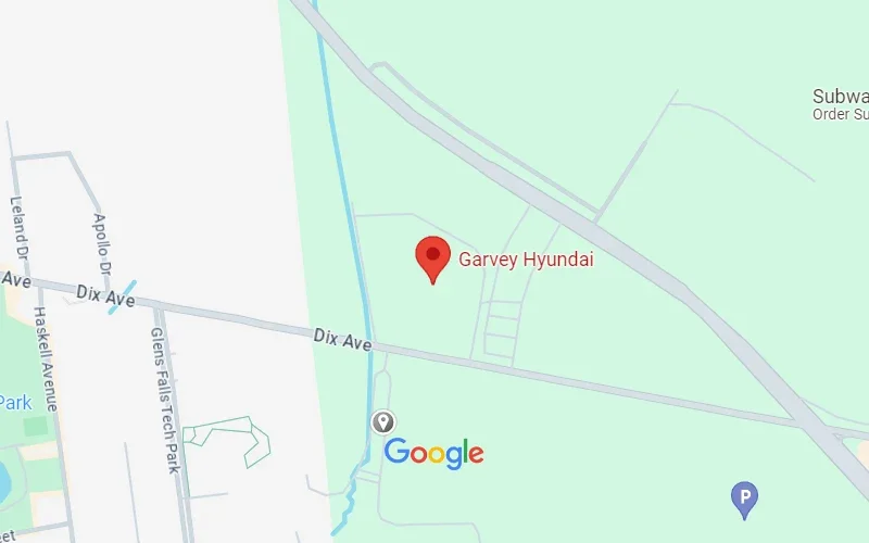 Garvey Hyundai in Queensbury NY map