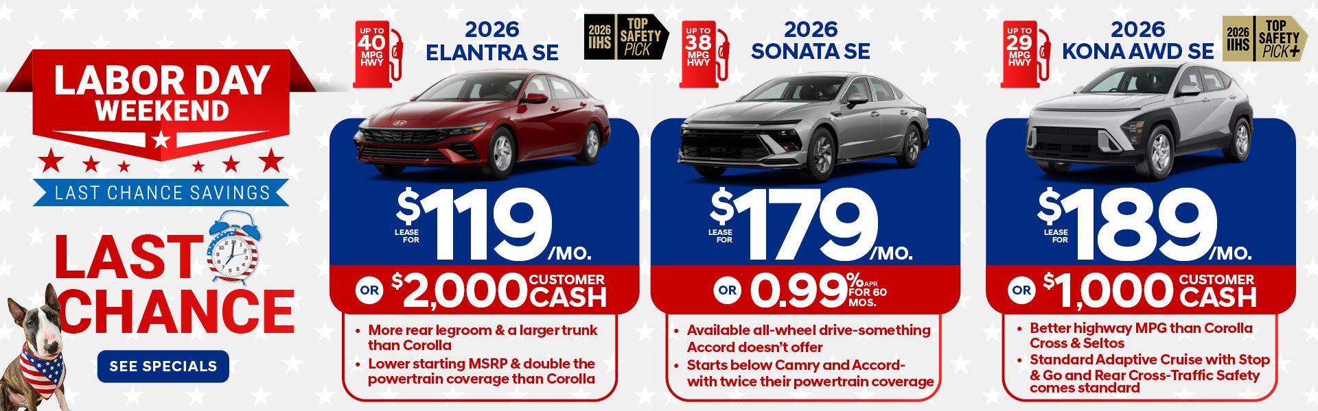 Elantra/Sonata/Kona 